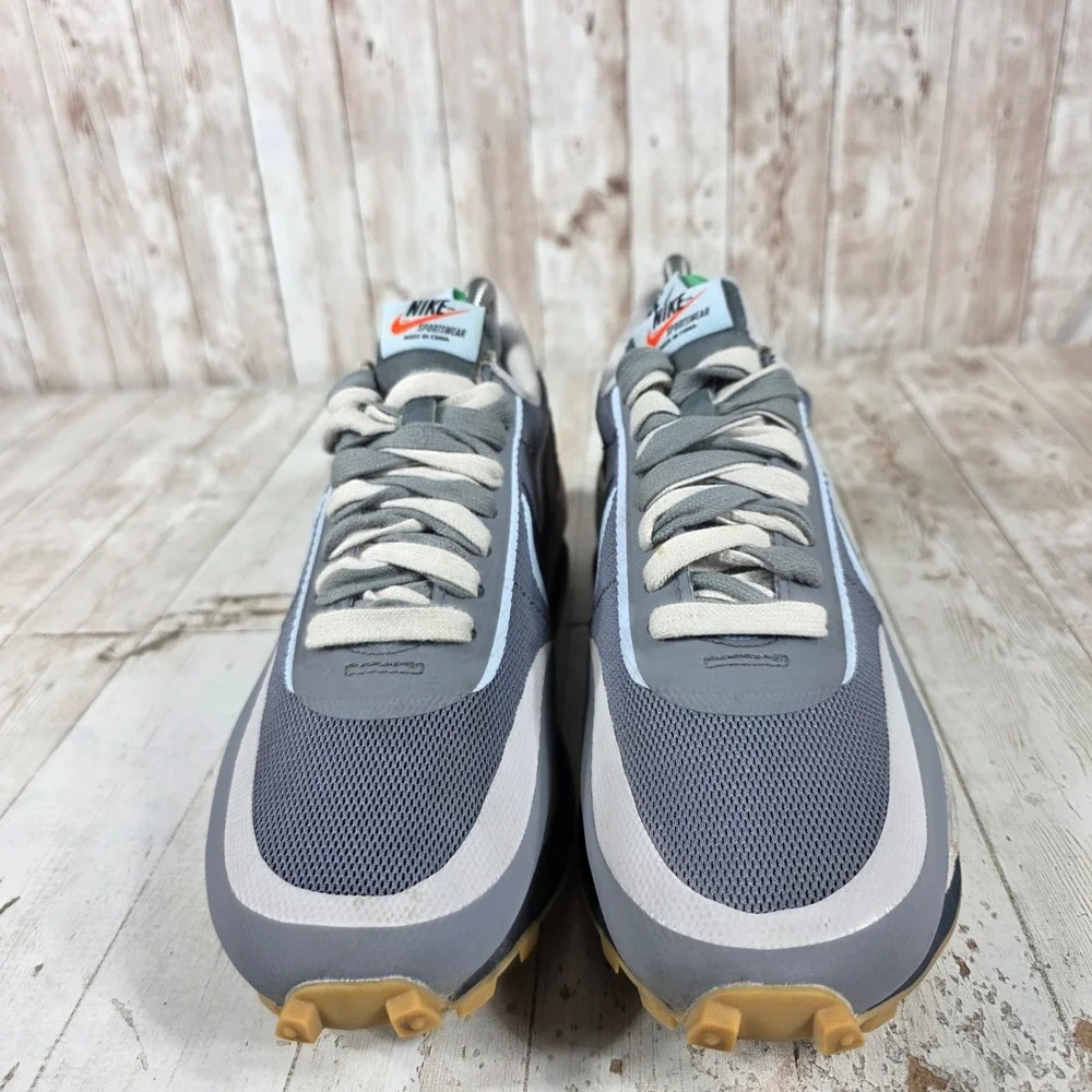 Nike LDWaffle Sacai Clot Grey Gum Mens Sneakers DH3114-001 Size 8